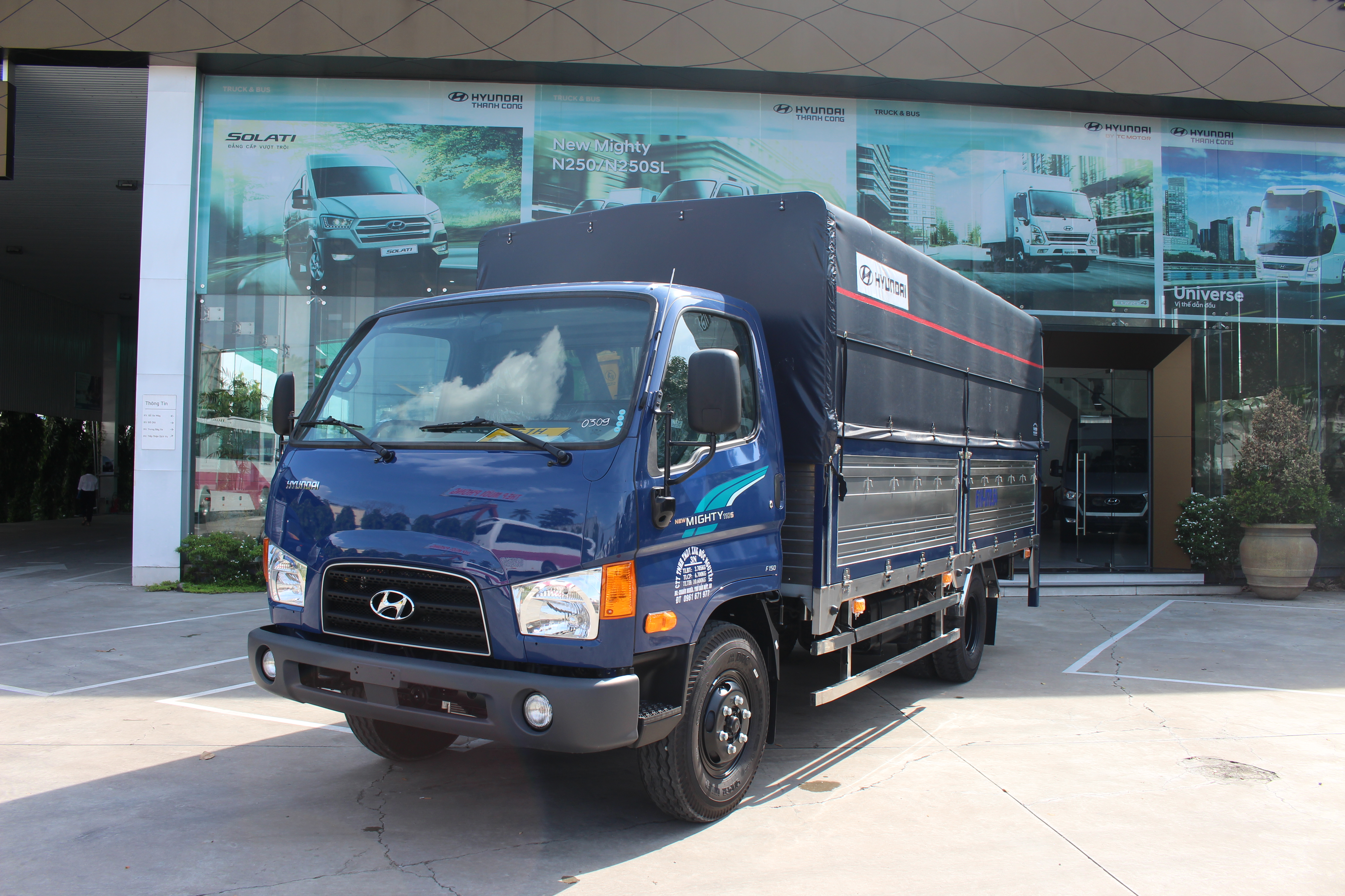 Xe tải Hyundai Mighty 110SP thùng mui bạt