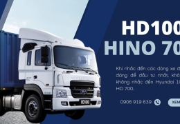 Đầu kéo HD1000 và Hino 700 nên chọn dòng nào?