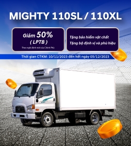 Khuyến mãi khi mua Hyundai Mighty 110SL/110XL trong tháng 11