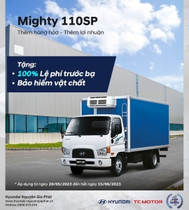 Khuyến mãi khi mua Hyundai Mighty 110SP