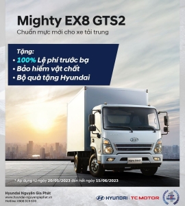 Khuyến mãi khi mua Hyundai Mighty EX8 GTS2