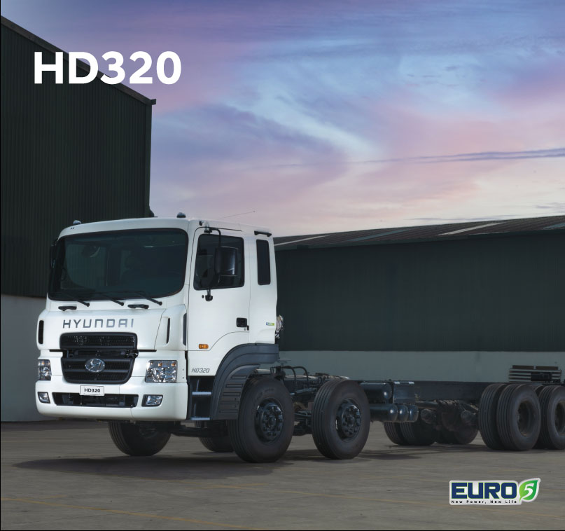 Xe tải HD 320 sở hữu động cơ Euro 5