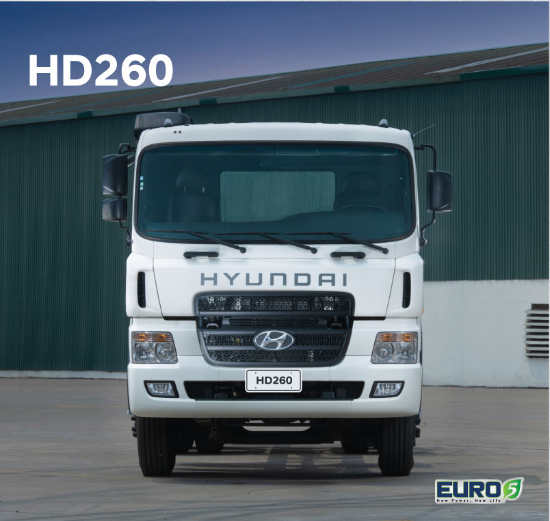Xe tải HD 260 sở hữu động cơ Euro 5