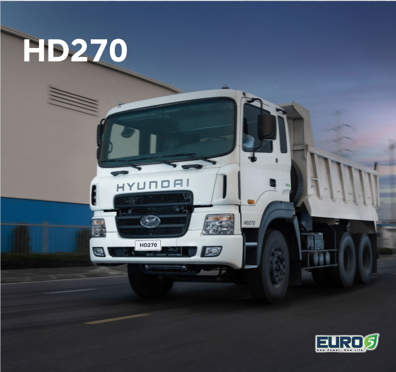 Xe tải HD 270 sở hữu động cơ Euro 5