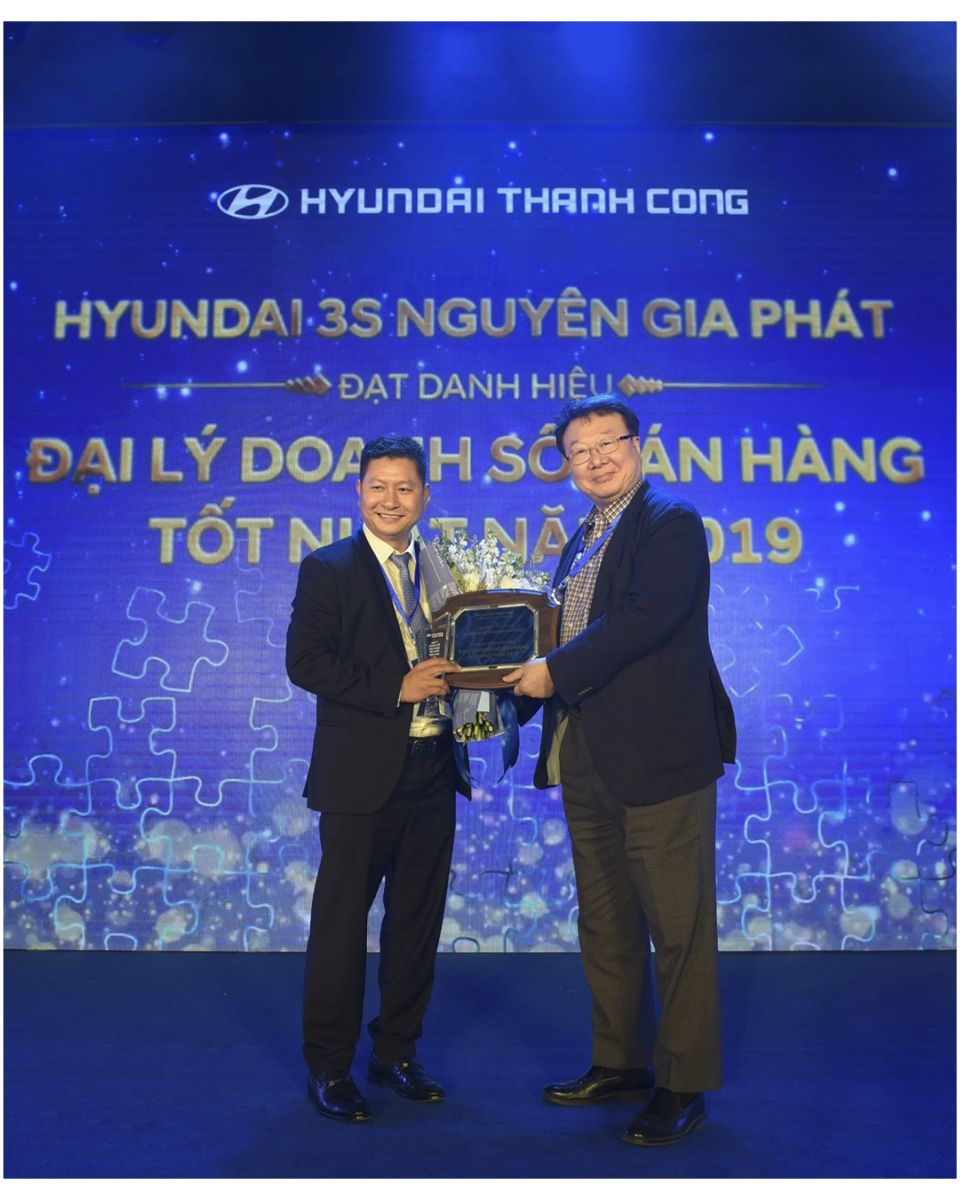 Hyundai Nguyên Gia Phát là đại lý có doanh số xe bán chạy nhất 2019