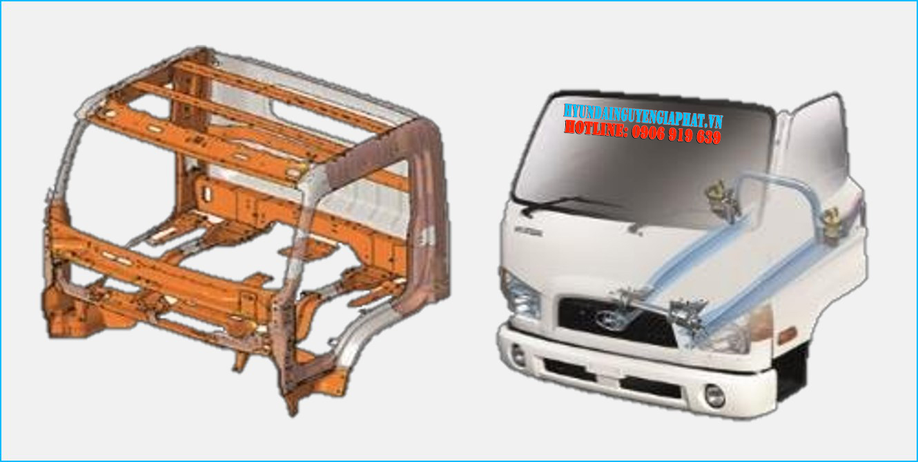 Khung cabin xe tải Hyundai 110S