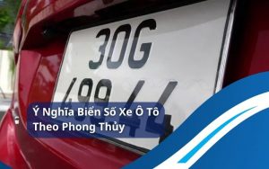 ý nghĩa biến số xe ô tô