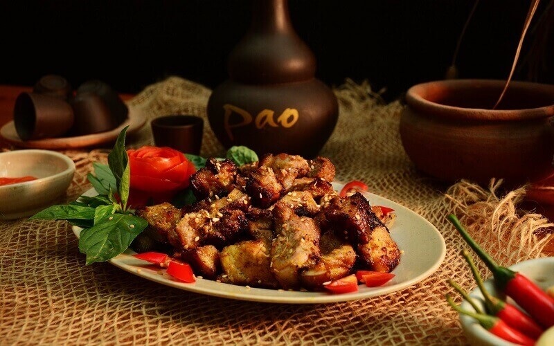 Thịt lợn mán nướng