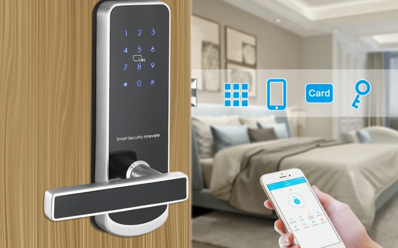 Cách mở cửa bằng app trên điện thoại