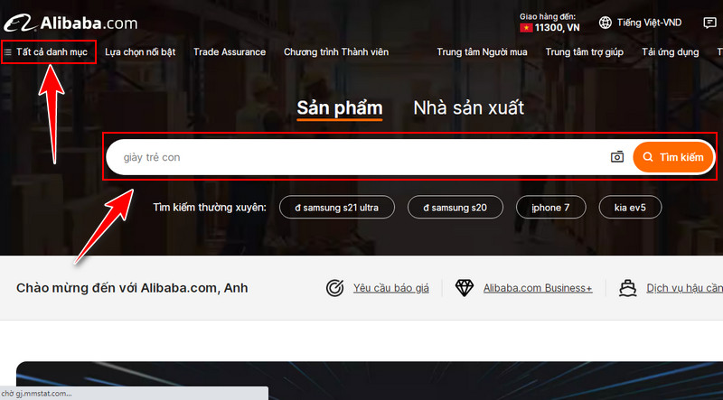 tìm kiếm mua hàng