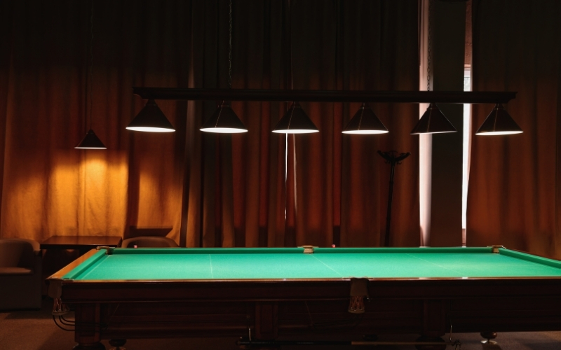 Mẹo giúp ánh sáng bàn bida đẹp