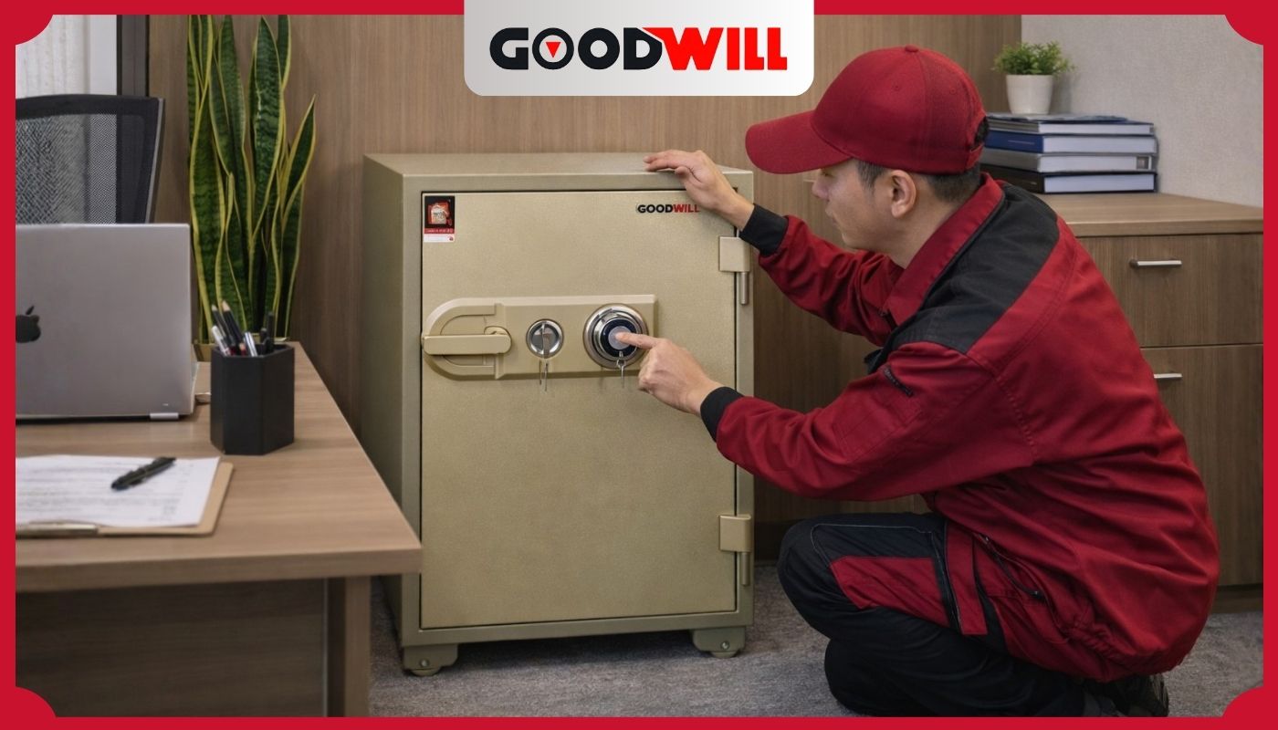 Lơi ích giao hàng và lắp đặt tận nơi khi mua két sắt tại Goodwill